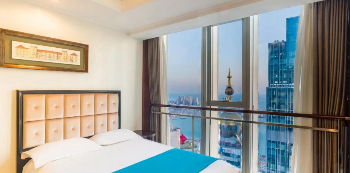Qingdao Jinshan We+ Holiday Apartment Exteriér fotografie