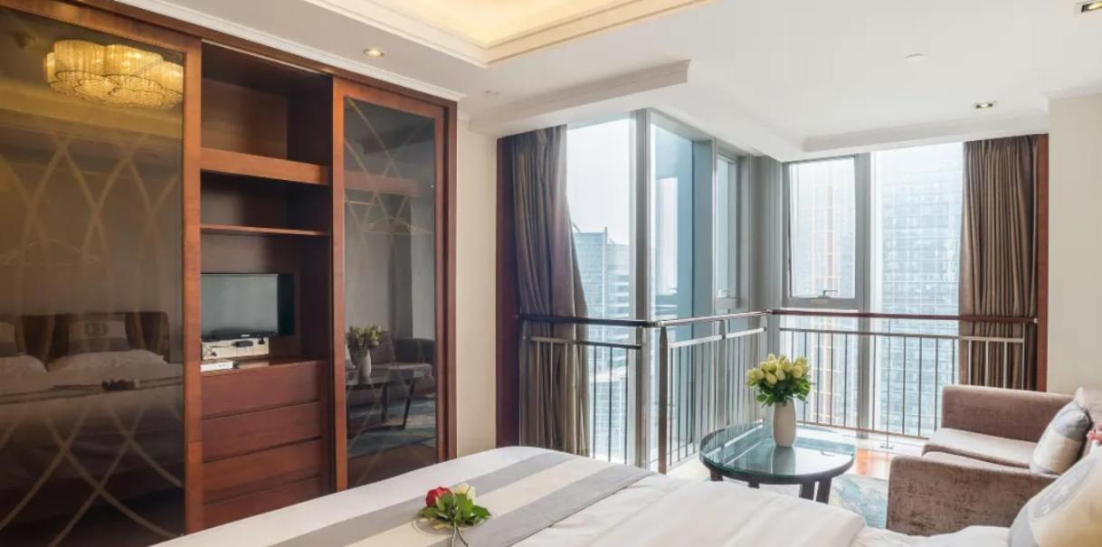 Qingdao Jinshan We+ Holiday Apartment Exteriér fotografie